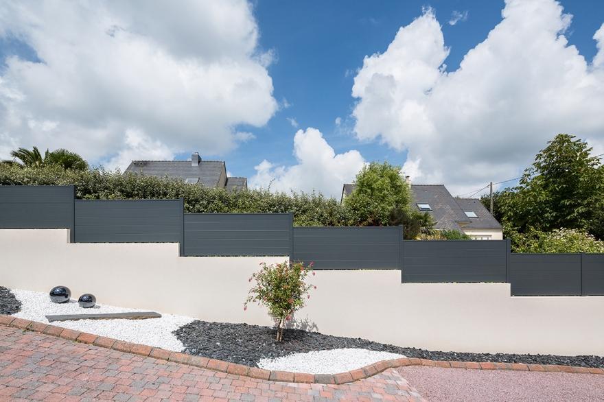 construction muret jardin vendée