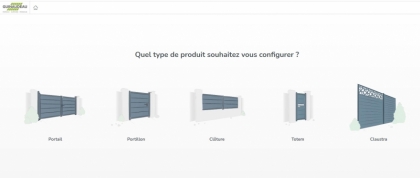 Configurateur portails, clotures, Guinaudeau