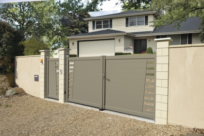 Portail alu contemporain planet