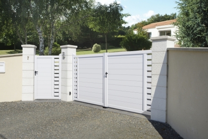 Portail PVC