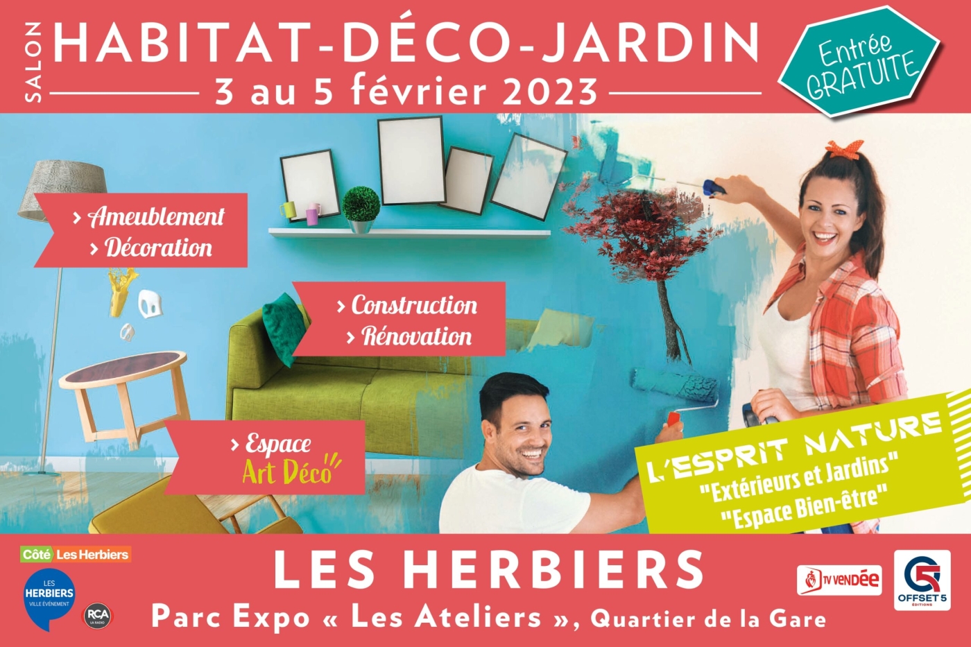 Guinaudeau présent au Salon de l'Habitat aux Herbiers pour son édition du 3 au 5 février 2023